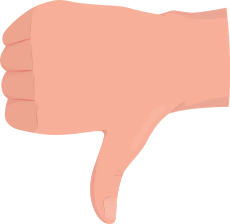 Dislike Thumb  Illustration