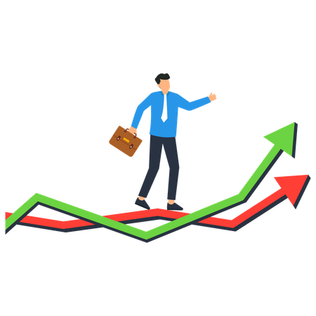 Disparou no mercado em alta  Ilustração