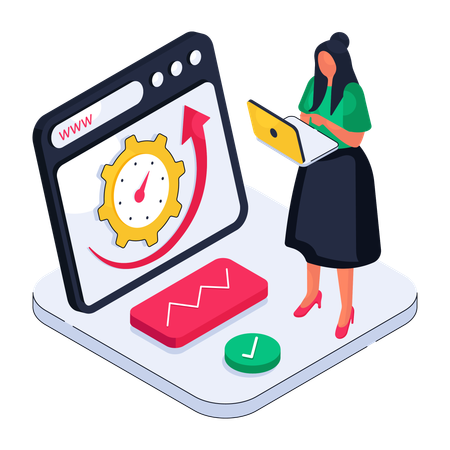Disponibilité du Web  Illustration