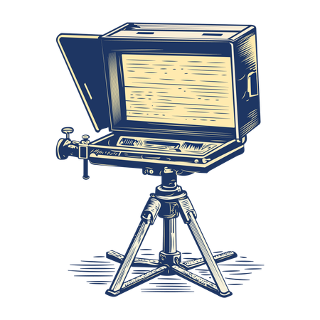 Dispositivo teleprompter  Illustration