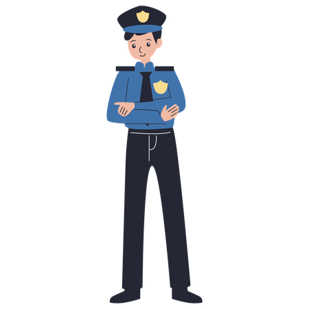 Distintivo della polizia  Illustration