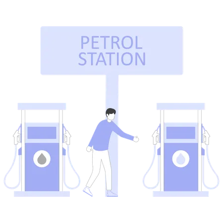 Distribución de petróleo  Ilustración