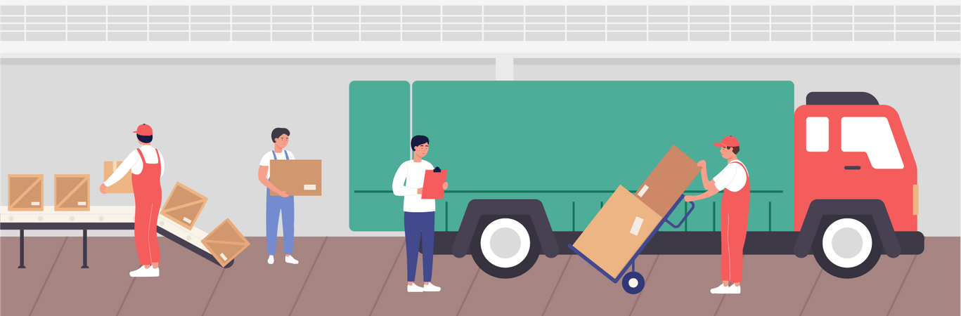 Distribution Center  Illustration