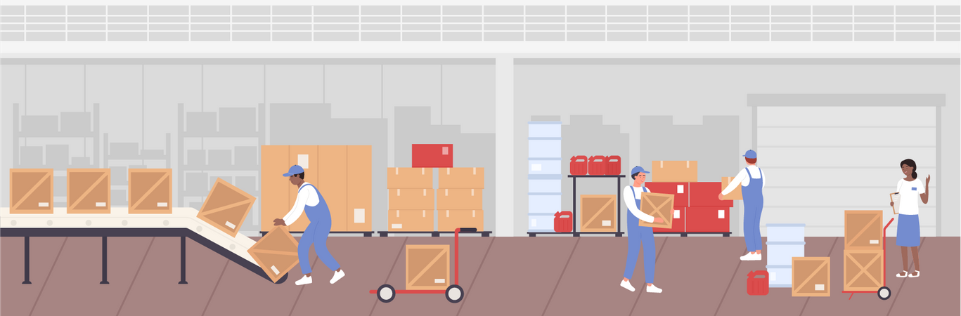 Distribution Facility  Illustration