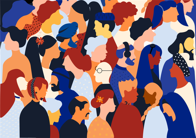 Diverse People  Illustration