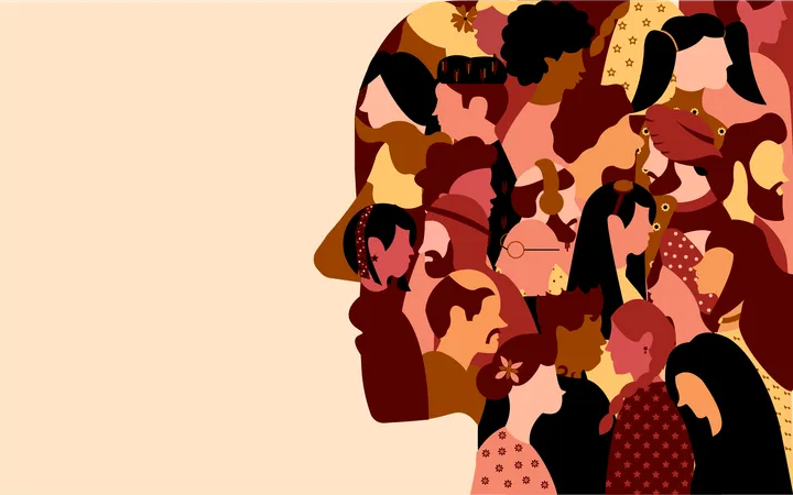 Diverse People  Illustration