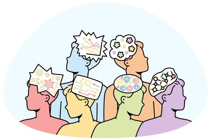 Diverse talents  Illustration