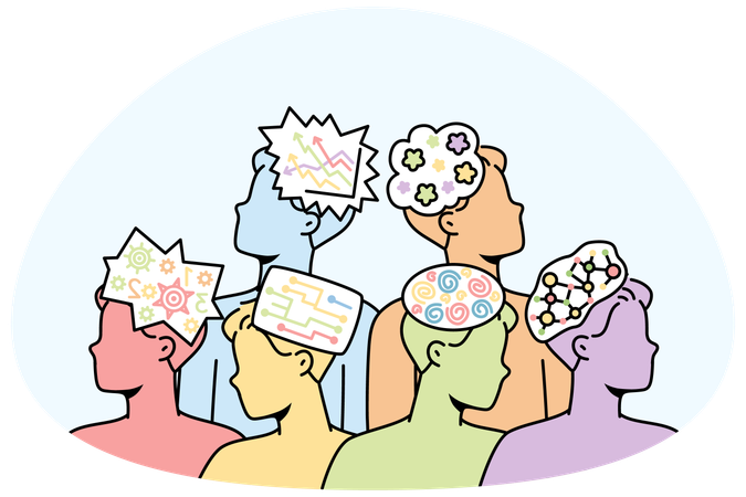 Diverse talents  Illustration