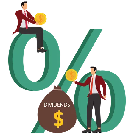 Dividend Income and Percentage Return  Illustration