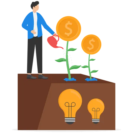 Dividend Investment  Illustration