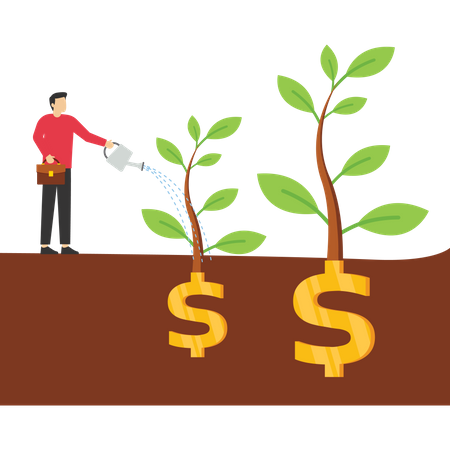 Dividend Investment  Illustration