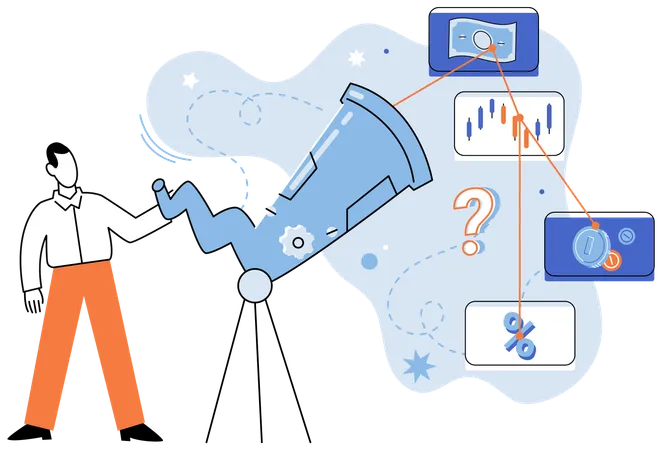 Divination tool for strategic planning  Illustration