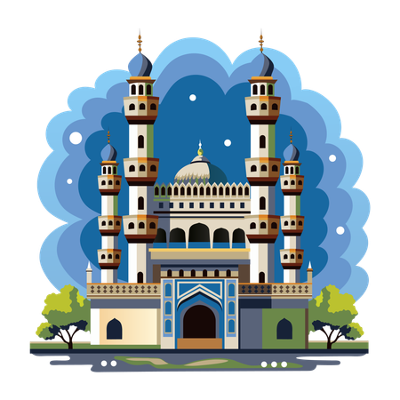 Divine Mosque  Illustration