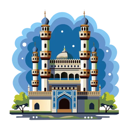 Divine Mosque  Illustration