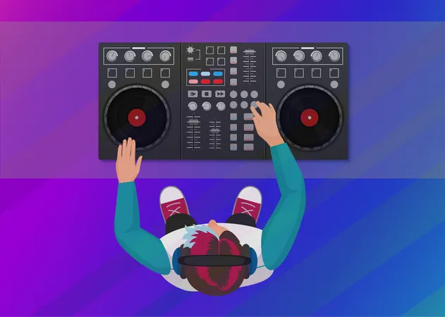 DJ  Ilustración
