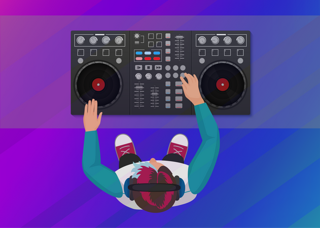 Dj  Illustration