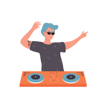 DJ Player  Ilustração