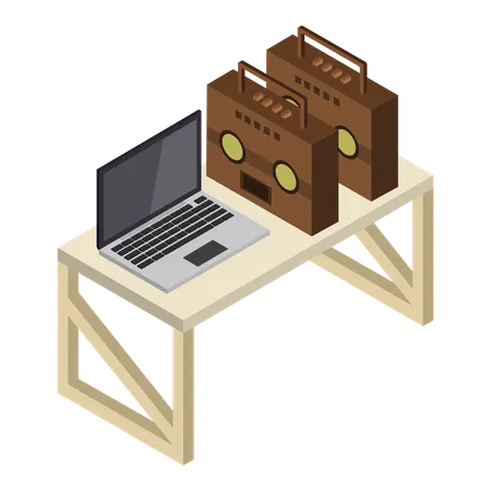 Table de DJ  Illustration