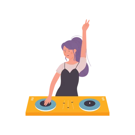 Dj Turntable  Illustration