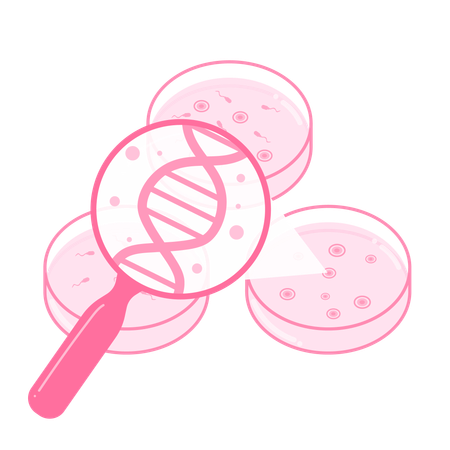 DNA-Analyse  Illustration