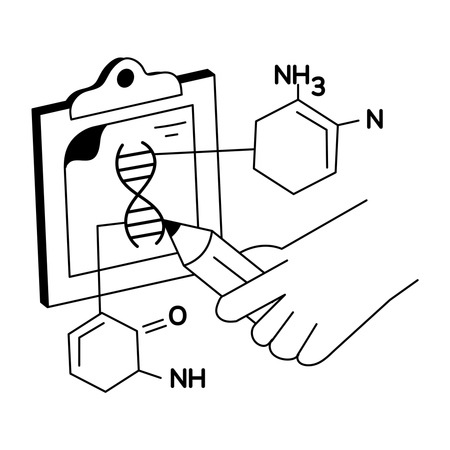 DNA Diagram  Illustration