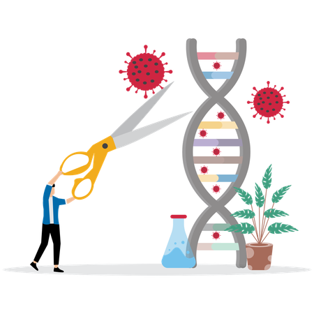 DNA Editing Tools  Illustration