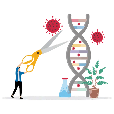DNA Editing Tools  Illustration