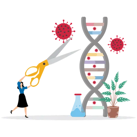 DNA Editing Tools  Illustration