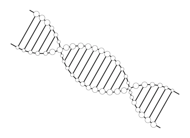 Hélice de DNA  Ilustração