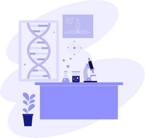DNA-Labor  Illustration