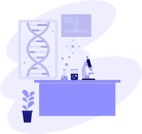 DNA-Labor  Illustration