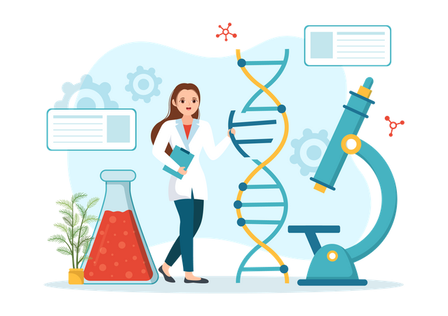 DNA modification  Illustration