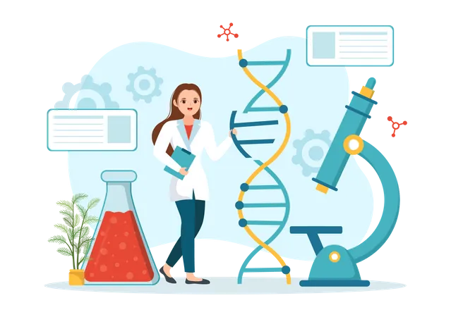 DNA modification  Illustration