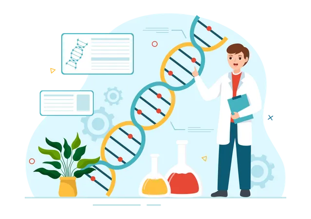 DNA-Modifikationstechnik  Illustration