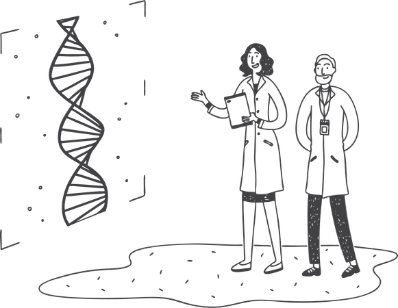 Dna report  Illustration