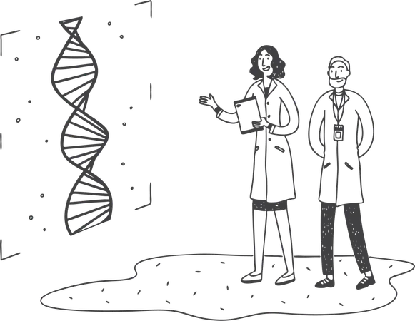 Dna report  Illustration