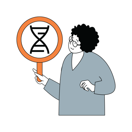 Dna research  Illustration