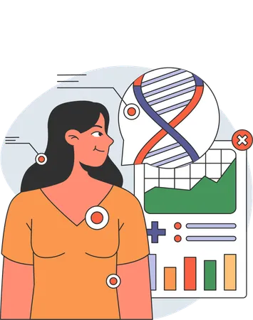 DNA research  Illustration