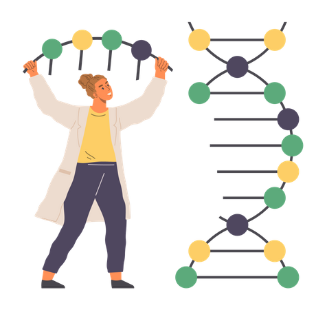 Dna Research  Illustration