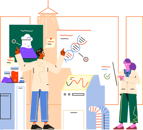 DNA Research  Illustration