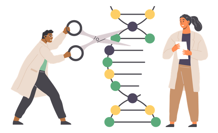 Dna Research  Illustration