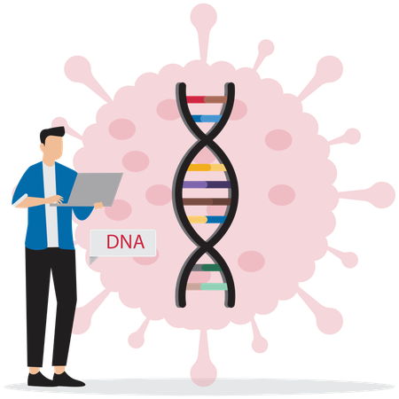 DNA Sequencing Technology  Illustration