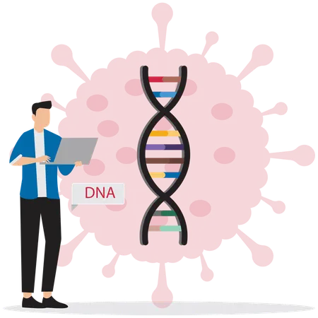 DNA Sequencing Technology  Illustration