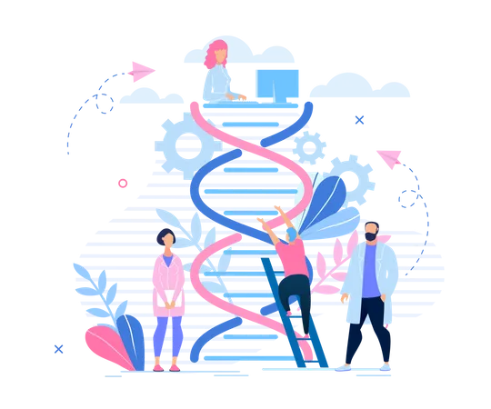 DNA Structure  Illustration