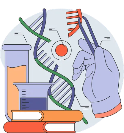 DNA Test  Illustration