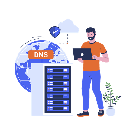 Dns  Illustration