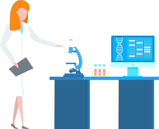 Docteur en Recherche Scientifique en Laboratoire  Illustration