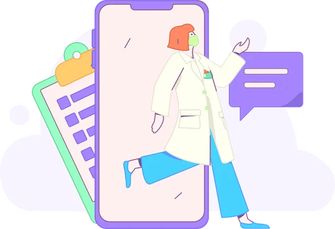 Médecin médicament  Illustration