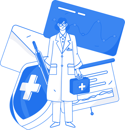Doctor advices for medical tips  Illustration