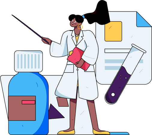 Doctor advices for pills after surgery  Illustration